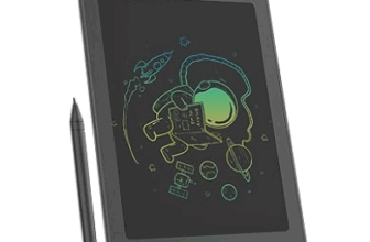 Amazon Basics 8.5-inch Rainbow Colour LCD Writing Tablet – Portable, Eye-Friendly, Stylus Pen Included, Ideal for Kids and Adults