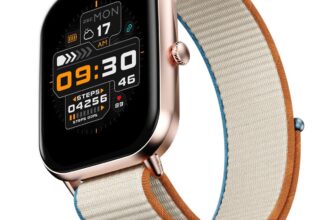 Fire-Boltt Ninja Call Pro Max Nyluxe Smart Watch – 2.01″ Display, Bluetooth Calling, 120+ Sports Modes, Health Suite, Voice Assistance (Beige)