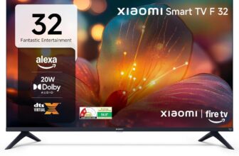 Xiaomi 80 cm (32 inch) F Series HD Ready Smart LED Fire TV L32MB-FIN – 20W Speakers, Alexa Built-in, 60Hz Refresh Rate