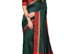 VJ Fashion Kerala Saree + Blouse Piece – Traditional Mundum Neriyath Style, Free Size