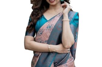 Yashika Kanjivaram Collection Saree – Peach OG Sukrita with Blouse Piece