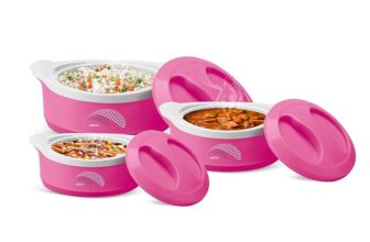 MILTON New Marvel 1500 Inner Steel Casserole – Insulated Stainless Steel Casserole for Hot & Fresh Food