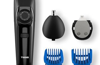TAGG Saber X 3-in-1 Trimmer for Men – IP67 Waterproof Grooming Kit (Onyx Black)