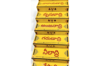 ZestEnter Edukondala Holder – 7 Steps Venkateswara Swamy Sapthasanivaram Vratham Stand