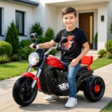 Kidsmate X-Power Ultimate Fun Electric Bike for Kids – 6V Battery, Dual Suspension & LED Lights