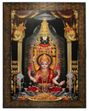 Indianara Religious Painting – Multicolour Synthetic Wood Wall Art (27×30.5×1 cm)