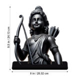 Ram Lalla Cutout Idol – Divine Jai Shri Ram Wooden Statue for Home, Car & Temple Decor