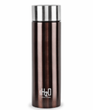 Cello H2O Stainless Steel Water Bottle – 1000ml, Brown | Leakproof, BPA-Free, Rust-Proof, Food-Grade Quality