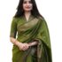 VJ Fashion Kerala Saree + Blouse Piece – Traditional Mundum Neriyath Style, Free Size