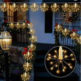 10 Ft USB Powered Starburst Fairy Lights – Warm White LED Decorative Lights