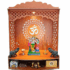 Rellon Industries Wooden Home Temple – Pooja Mandir with LED Spot Light (A4)