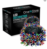 One94Store 36 Ft Multicolor LED Pixel String Light – 360° Copper Wire Fairy Lights for Home Decorations