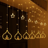 One94Store Multicolor Curtain String Lights – Decorative LED Fairy Curtain for Home & Events