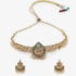 Yellow Chimes Traditional Layered Gold-Plated Temple Jewellery Set (Necklace + Earrings)