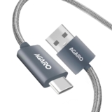 Agaro Unbreakable Braided USB-A to Type-C Cable – 1 m | 3A Fast Charge & 480 Mbps Data Sync