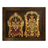 Indianara Religious Wall Painting (GB6) – Multicolour Synthetic Wood Frame for Home & Pooja Room