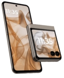 Motorola razr 50 5G (Beach Sand, 8GB RAM, 256GB Storage) – Foldable Smartphone with 6.9″ LTPO AMOLED Display, 50MP + 13MP Dual Rear Cameras, 32MP Selfie Camera, Android 15