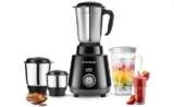 Longway Super Pro 750W Juicer Mixer Grinder with 4 Jars – Powerful Motor, 2-Year Warranty, Black