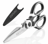 ESPERO Multi-Purpose Stainless Steel Kitchen Scissors – Shears for Meat, Vegetables & More