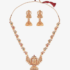 Yellow Chimes Traditional Layered Gold-Plated Temple Jewellery Set (Necklace + Earrings)